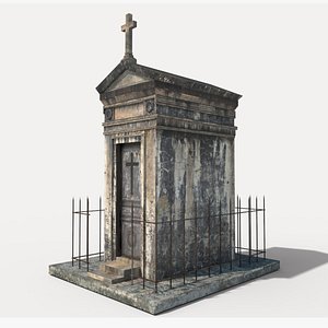 3D old mausoleum