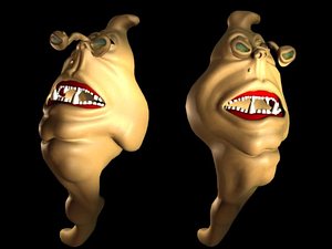 mutant head 3d 3ds
