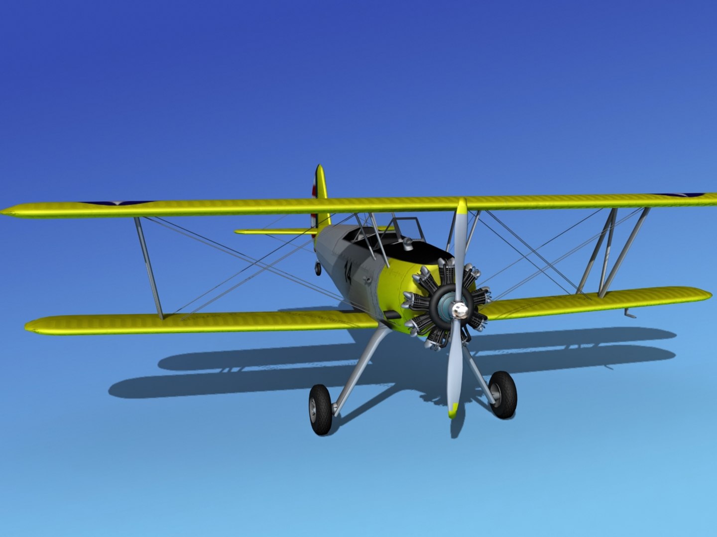 3d Pt-17 Stearman