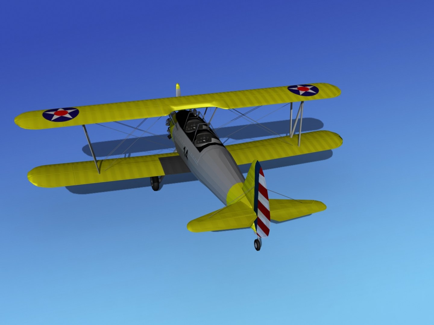 3d Pt-17 Stearman