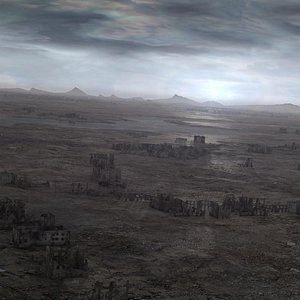 Terrain Horizon Postapocaliptic Landscape 15