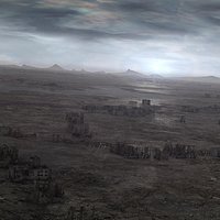 Terrain Horizon Postapocaliptic Landscape 15