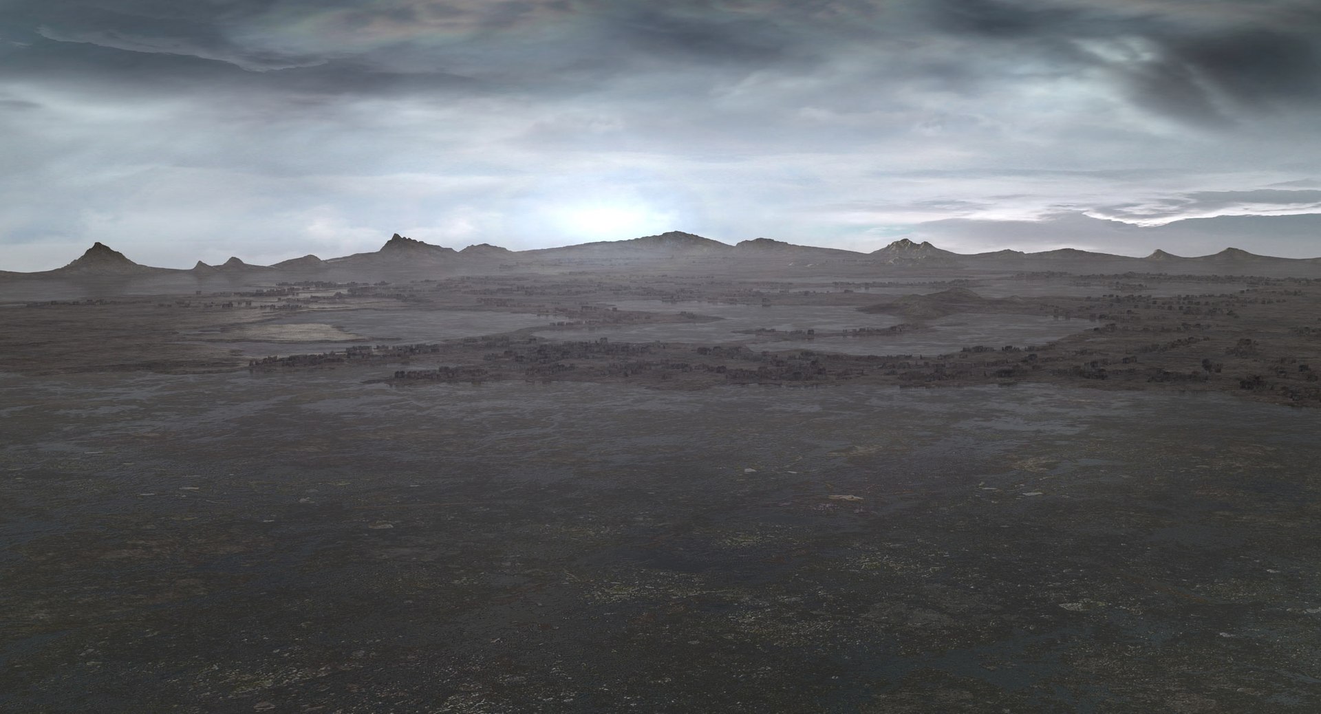 Landscape Horizon Terrain 3d Model