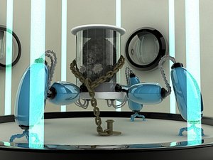 3d robot spider type