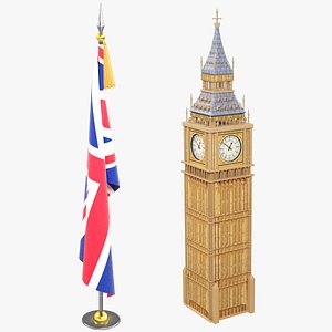 British Flag and Big Ben Collection V3