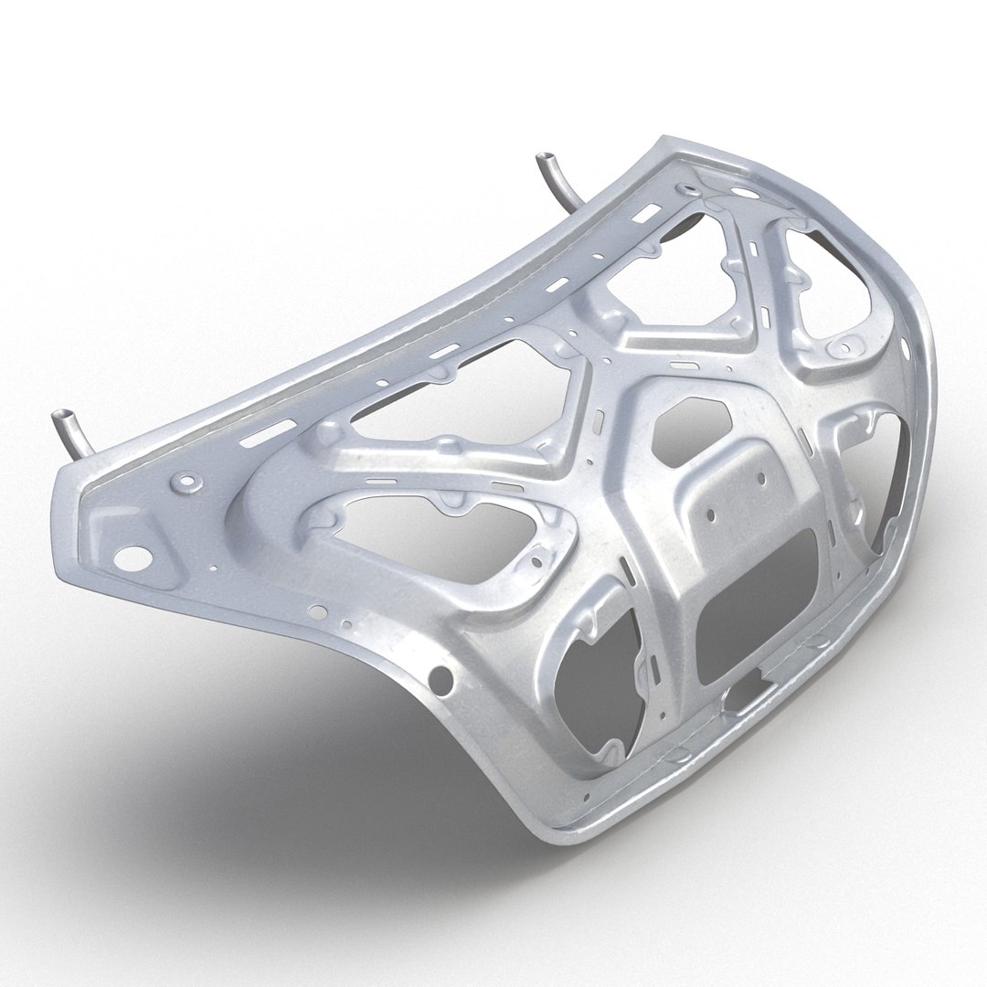 Car Hood Trunk Frame 3d Max