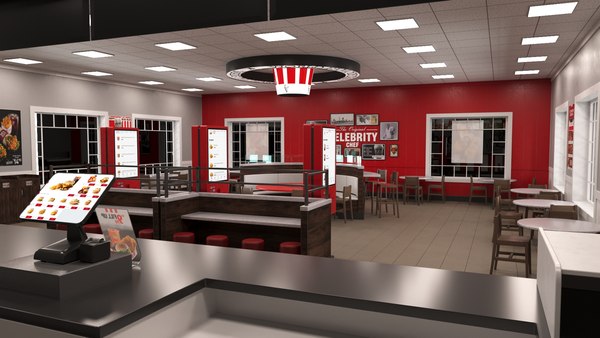 Kfc 3D model - TurboSquid 1679705