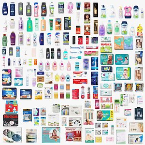 3D Personel and Baby Care and Toys Products 175 in 1