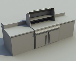 barbecue modo 3d max
