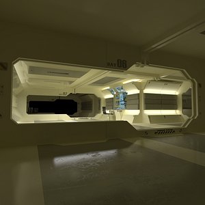 sci-fi interior constructor 3d max