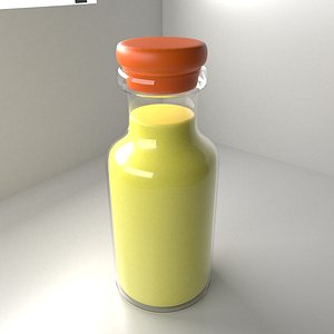 Medicine Bottle 2 with  Liquid