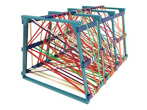 3D PLAYGROUND CUBO COM ELASTICOS ERE LAB