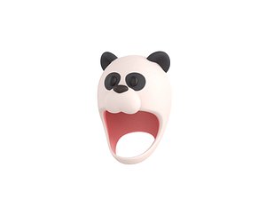Prop069 Panda Hat 3D