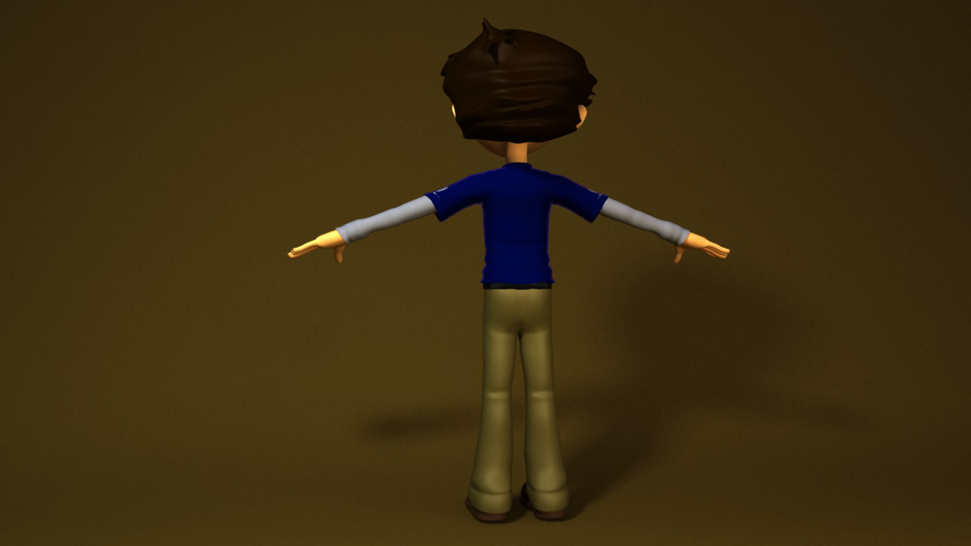 3D Cartoon Boy Rigged Model - TurboSquid 1345893