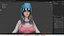 Cute girl PBR 8k lowpoly
