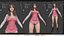 Cute girl PBR 8k lowpoly