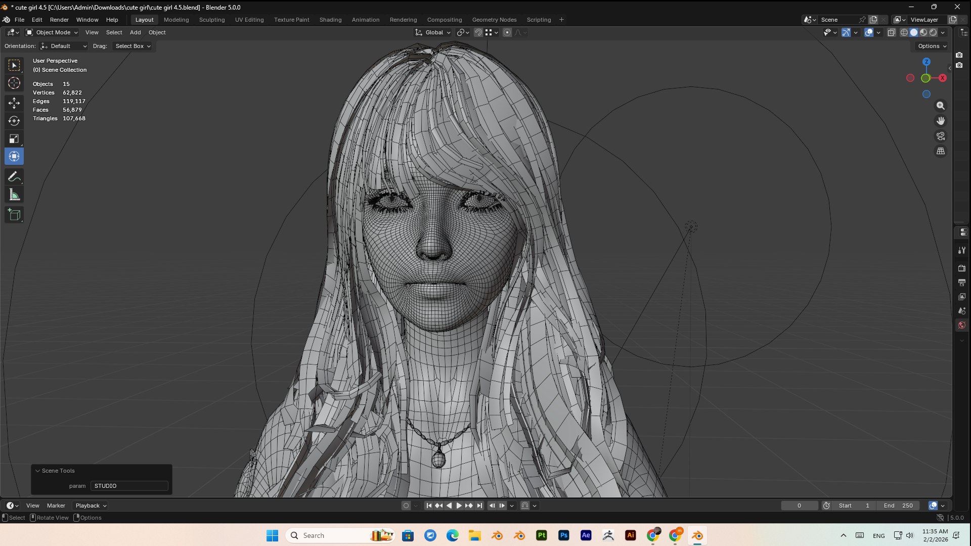 Cute girl PBR 8k lowpoly 3D model https://p.turbosquid.com/ts-thumb/uy/gHpdsR/Um/bandicam20260202113546424/png/1770007116/1920x1080/fit_q87/0f66a4553f1a46c86b9b1943ddd62265ce769c80/bandicam20260202113546424.jpg