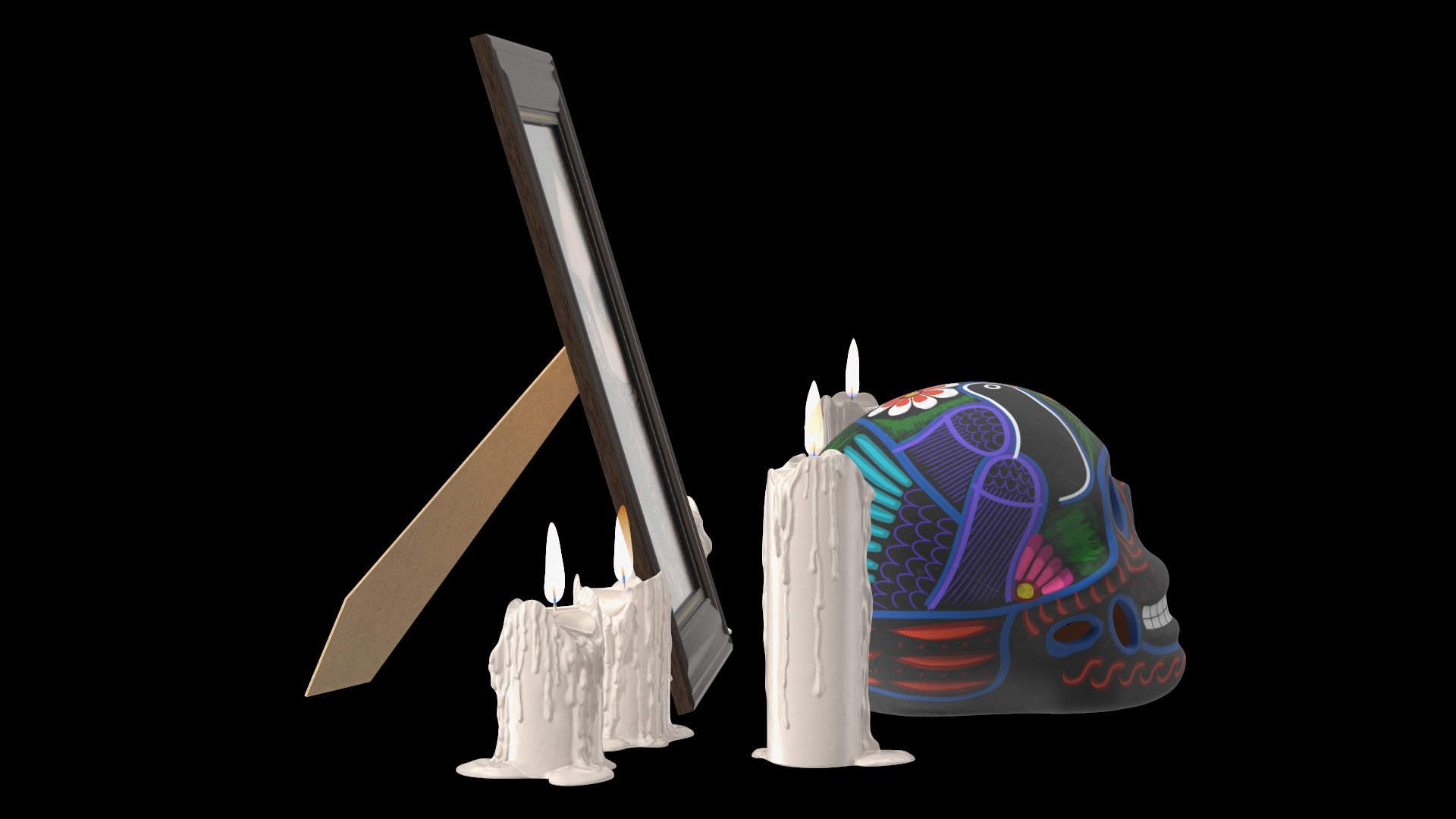 3D Day of the Dead Memorial https://p.turbosquid.com/ts-thumb/uy/iqV7ap/Vu/day_of_the_dead_memorial_013/jpg/1739372365/1920x1080/fit_q87/b11693f546754d8bbf85c9e6c8ee4c90a44d1484/day_of_the_dead_memorial_013.jpg