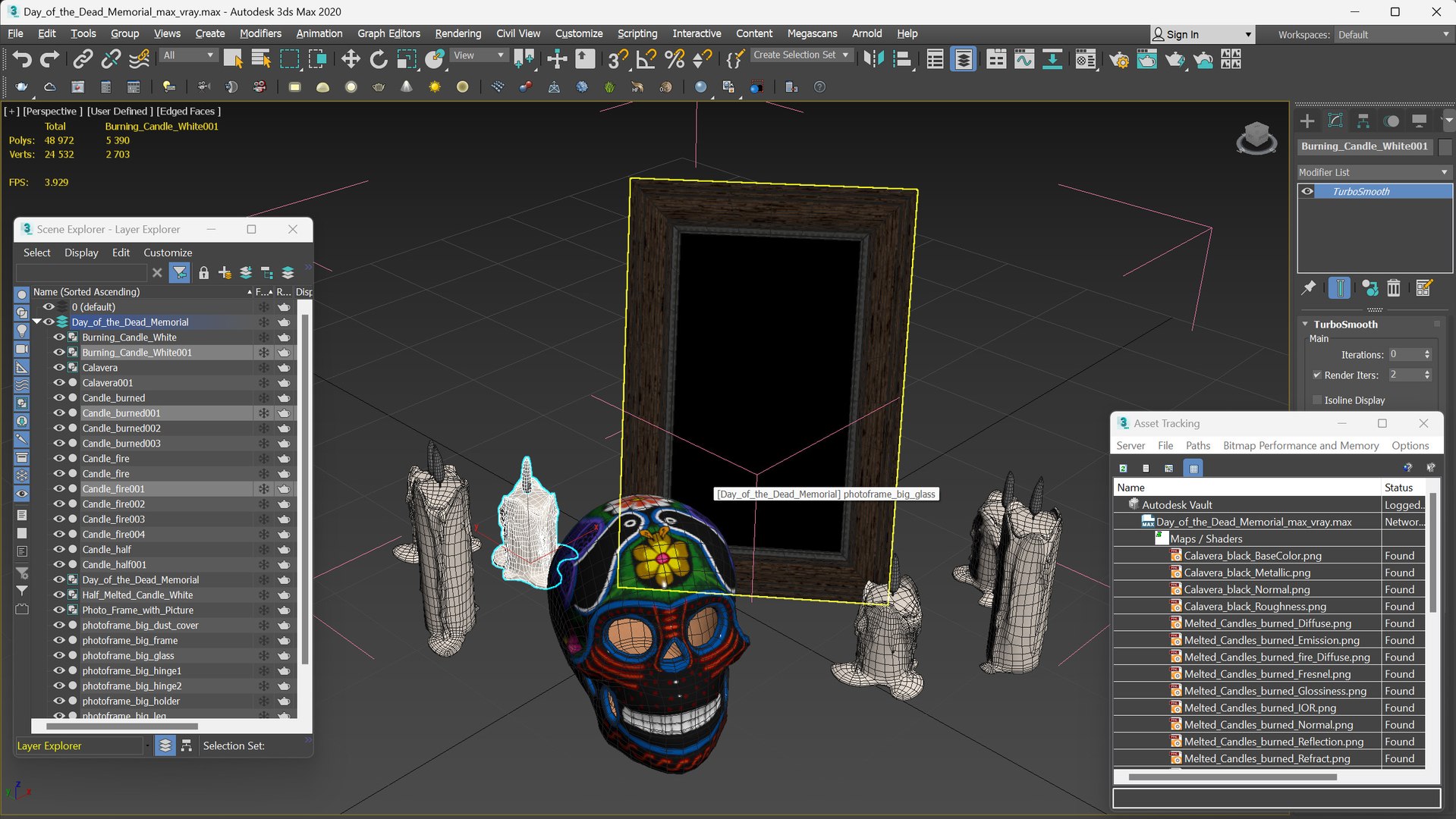 3D Day of the Dead Memorial https://p.turbosquid.com/ts-thumb/uy/iqV7ap/dS/day_of_the_dead_memorial_022/jpg/1739372392/1920x1080/fit_q87/b7cc09d417dac8119ef4115fbd16742215abbe83/day_of_the_dead_memorial_022.jpg