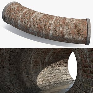 Brick Sewer Turn 10m