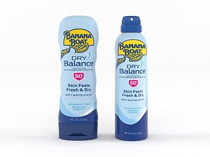 3D banana boat sunscreen spray