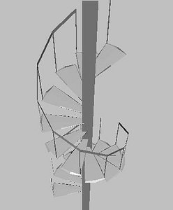 spiral staircases obj