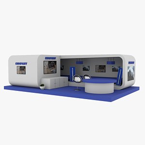 3D Exhibition Booth model