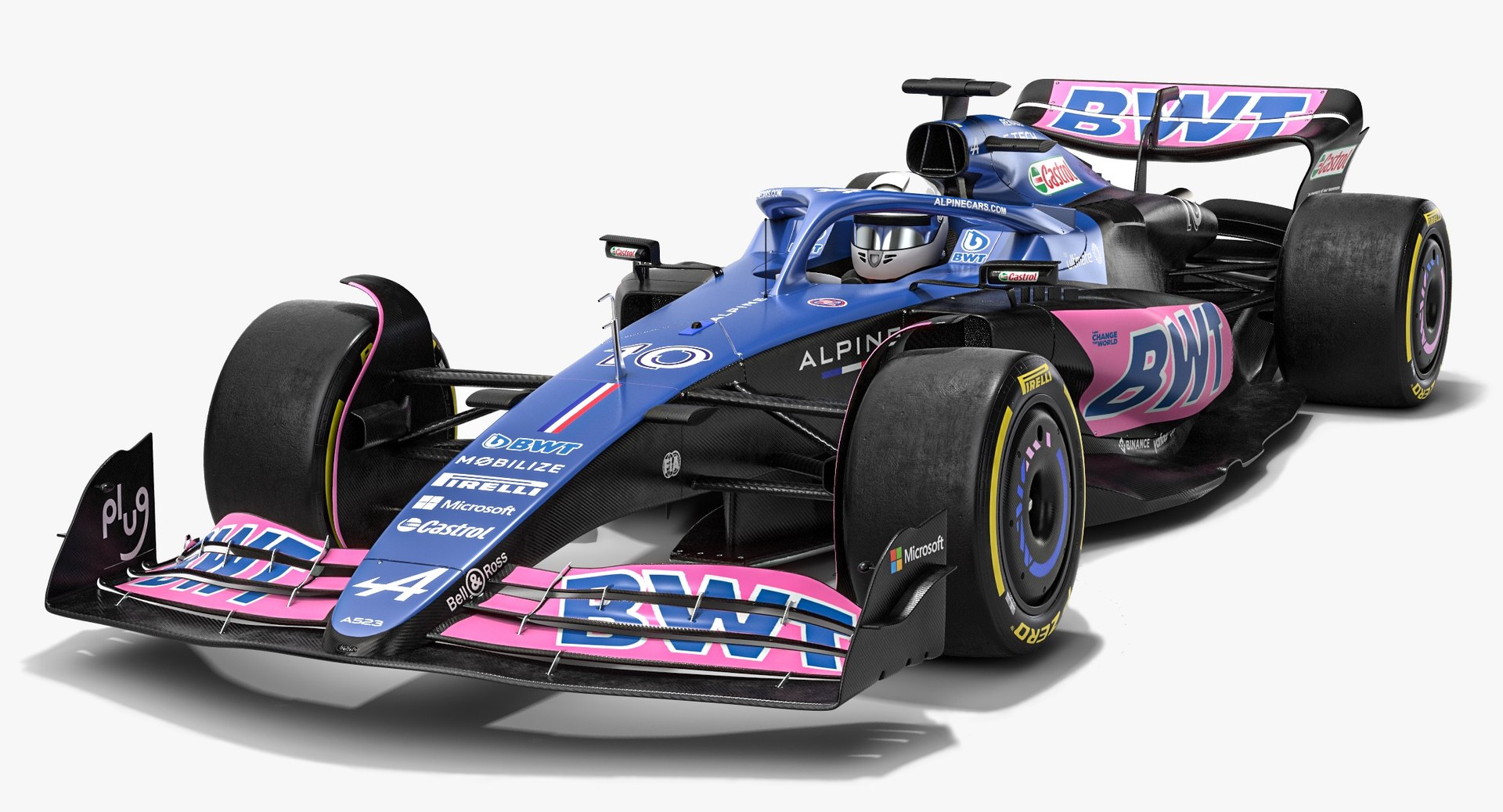 Alpine A523 F1 Team Blue Livery Formula 1 Season 2023 model ...