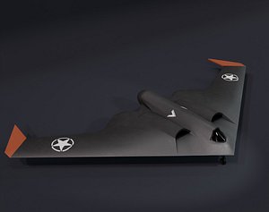 UCAV Stealth Drone 3D Model 3D model