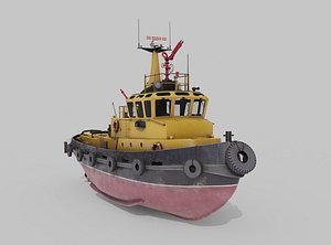 Tugboat Havendienst 4 3D model