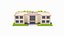 3D model Cartoon School