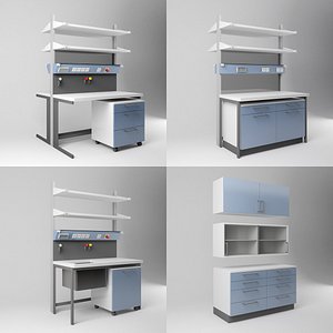 Scientific Laboratory Furniture Set - Equipment for Labs