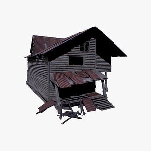 3D Abandoned House