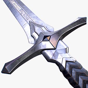 royal sword pbr 3D model