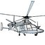3d eurocopter x3 helicopter model