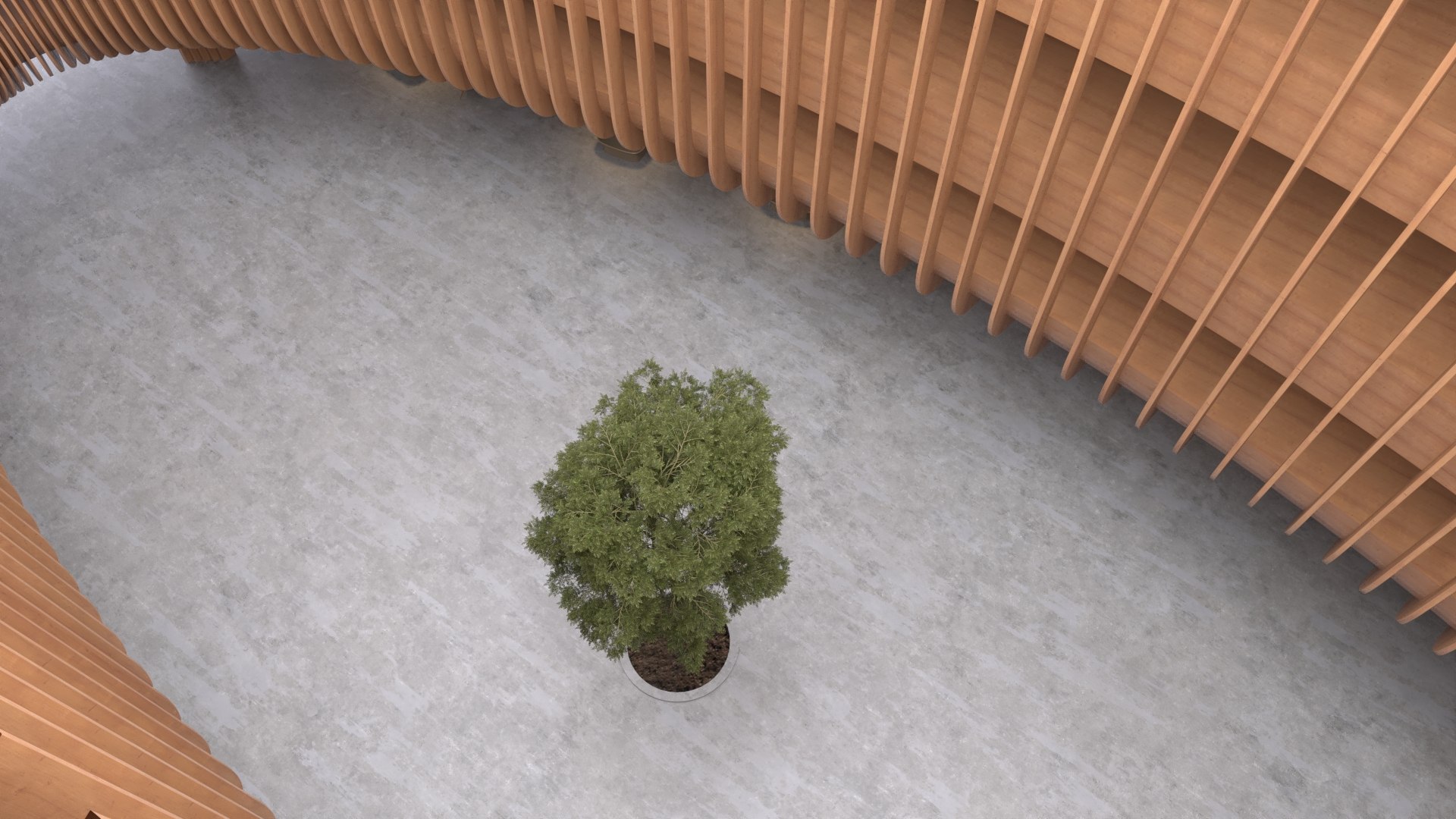 Ellipse Lobby Interior Model - TurboSquid 2137043