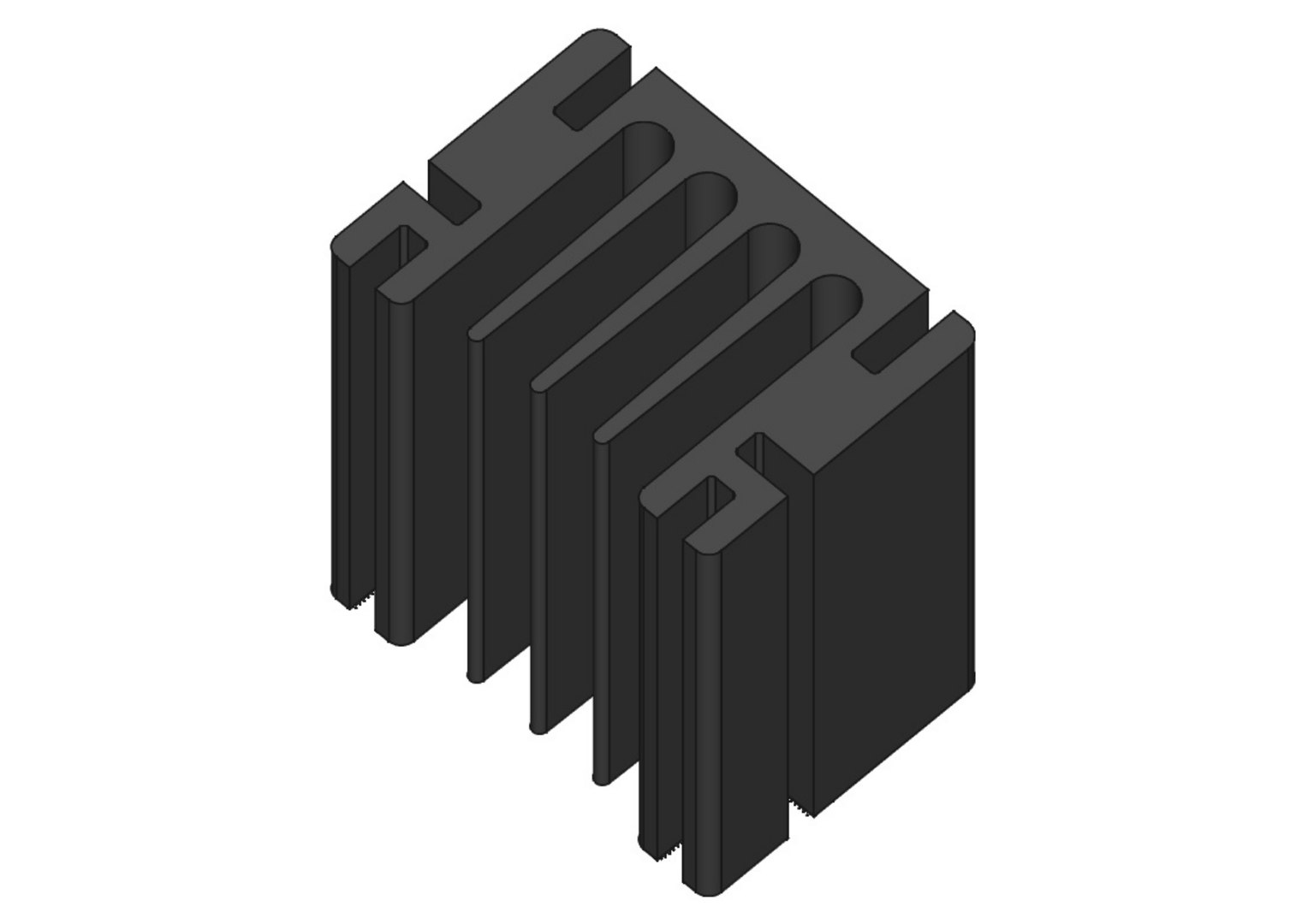 SK68 Heatsink 3D Model - TurboSquid 1981540