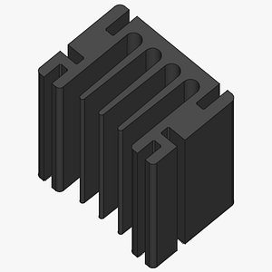 SK68 Heatsink 3D model
