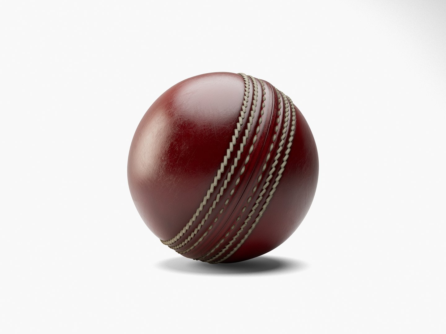 Cricket Ball Red 3D - TurboSquid 1918282