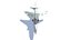 SEPECAT Jaguar Jet Fighter Aircraft Low-poly modèle 3D