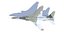 SEPECAT Jaguar Jet Fighter Aircraft Low-poly modèle 3D