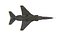 SEPECAT Jaguar Jet Fighter Aircraft Low-poly modèle 3D