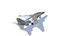 SEPECAT Jaguar Jet Fighter Aircraft Low-poly modèle 3D