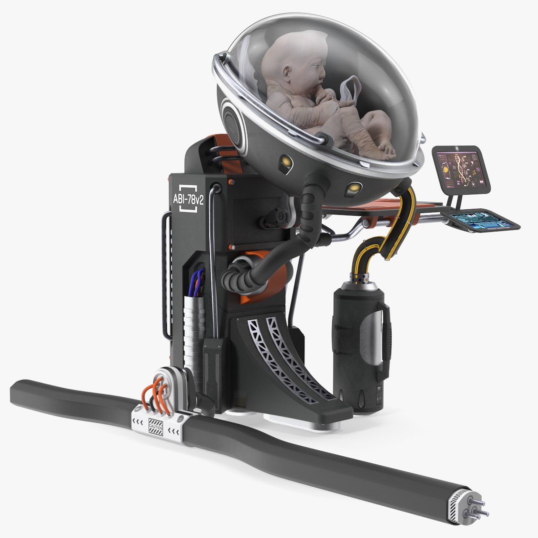 メック様 Human Incubator With Child Black 3D Model - TurboSquid 2136677