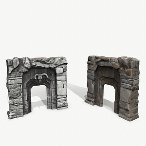 old ruins 3D model