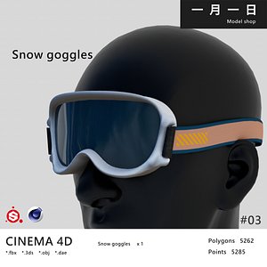 3D Snow goggles