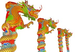 Column Pillar Temple of the Dragon