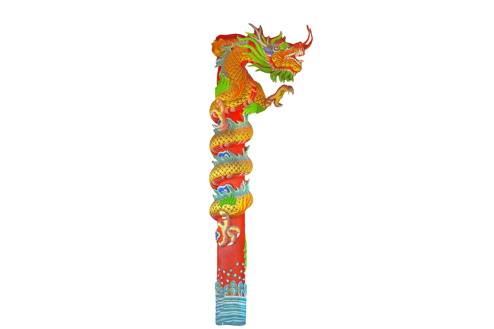 3D column pillar temple dragon - TurboSquid 1462706