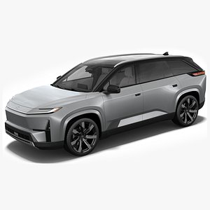 3D Toyota Highlander 2027 with interior model
