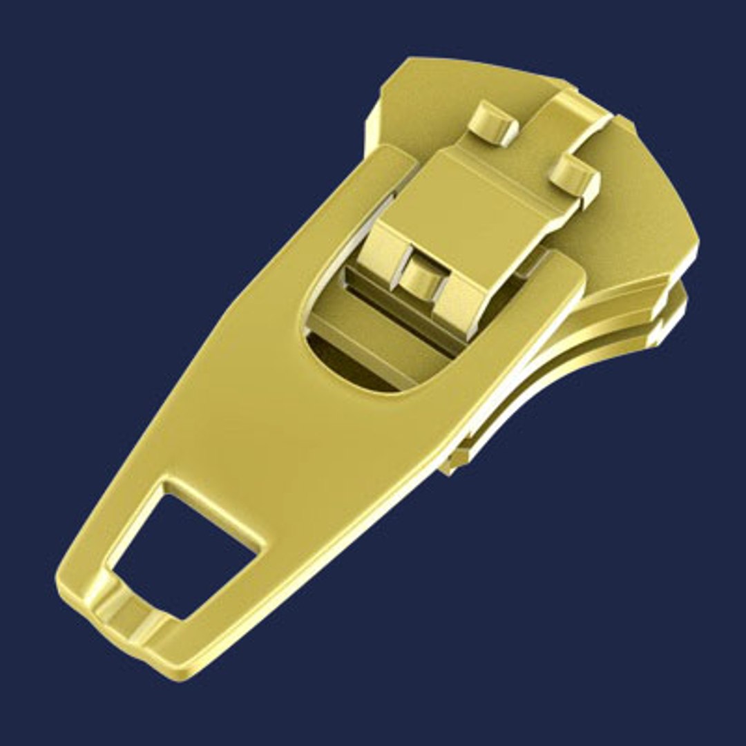 zipper head 3d model